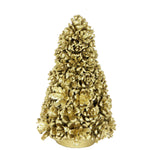 Dekorasyon Gifts  Decor - Pine Cone Tree (All Gold)