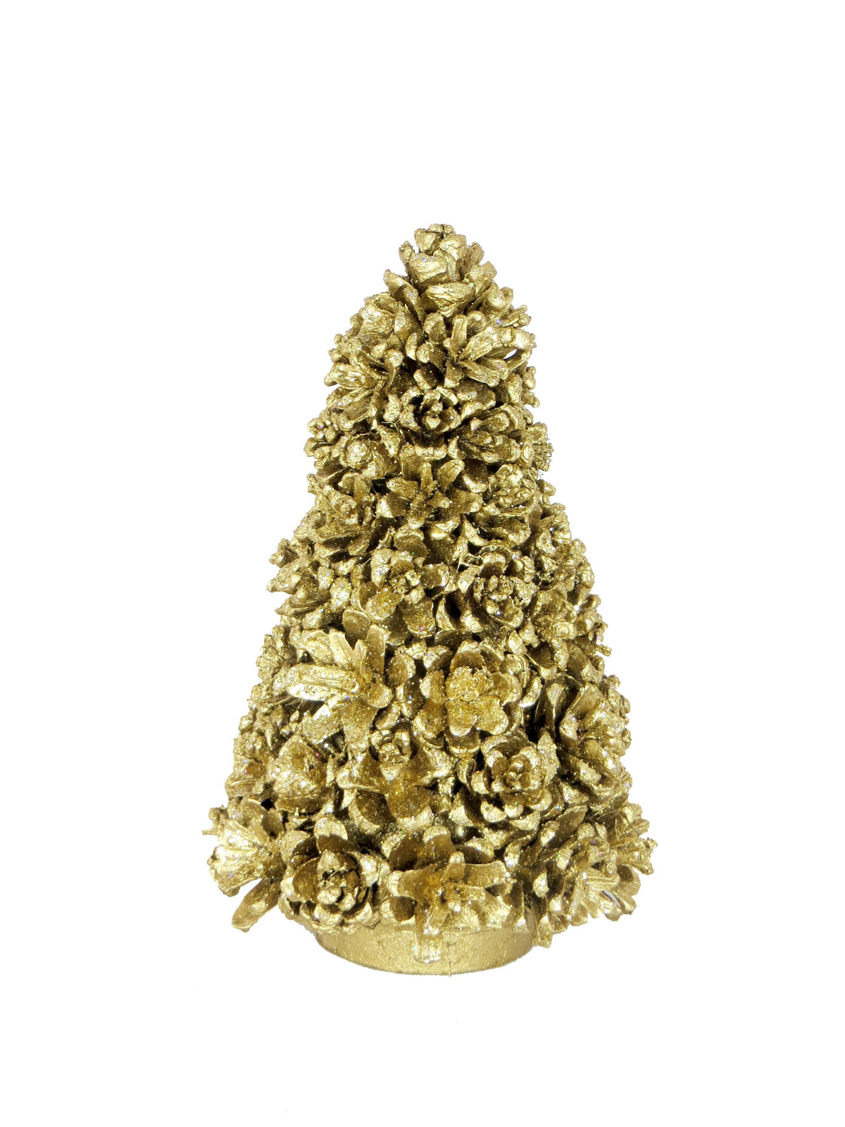 Dekorasyon Gifts  Decor - Pine Cone Tree (All Gold)