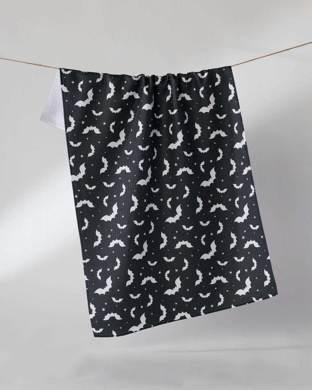 Geometry - Batty Night Tea Towel - Halloween 2026 Tea Towel