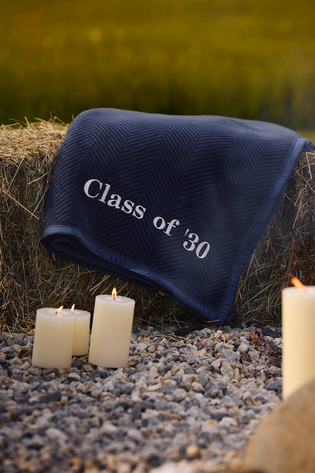ChappyWrap - Harborview Herringbone Deep Sea Blanket