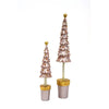 Dekorasyon Gifts  Decor - Plain Scalloped Topiary Tree w/Star (Rosemist)