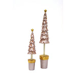 Dekorasyon Gifts  Decor - Plain Scalloped Topiary Tree w/Star (Rosemist)