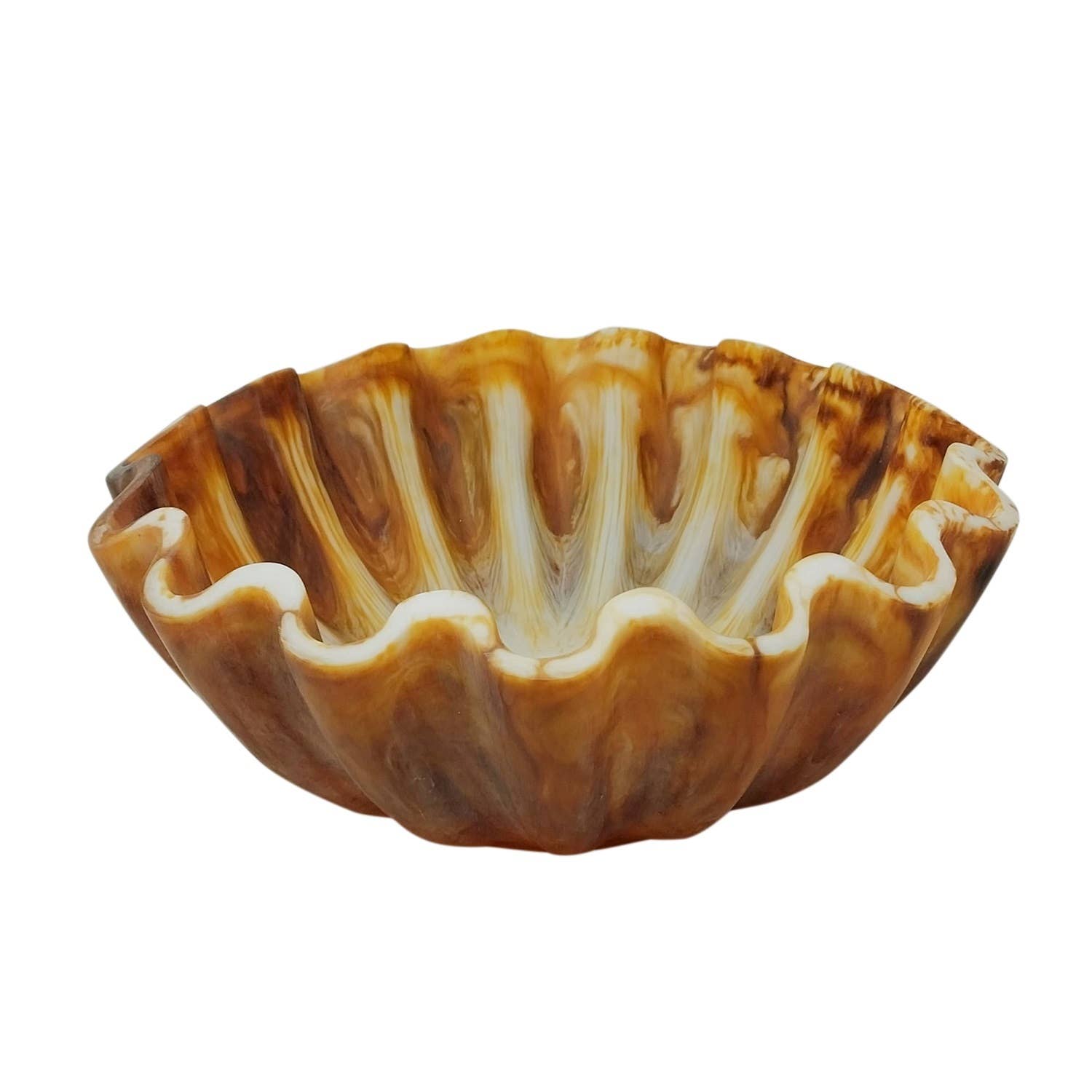 BIDKhome - Tortoiseshell Salad Bowl Dia 11.80"