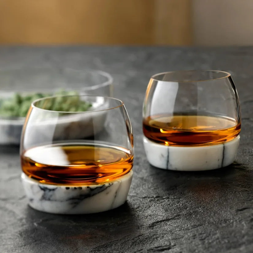 DOF Tumbler with Marble Cooler Base