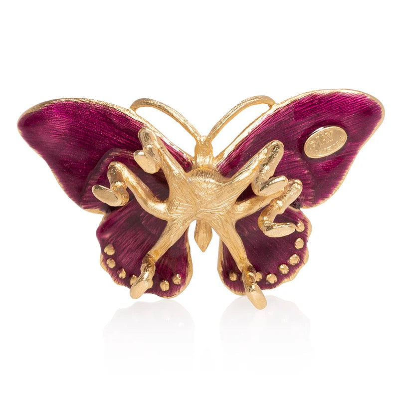 Jay Strongwater Madame Small Butterfly Figurine