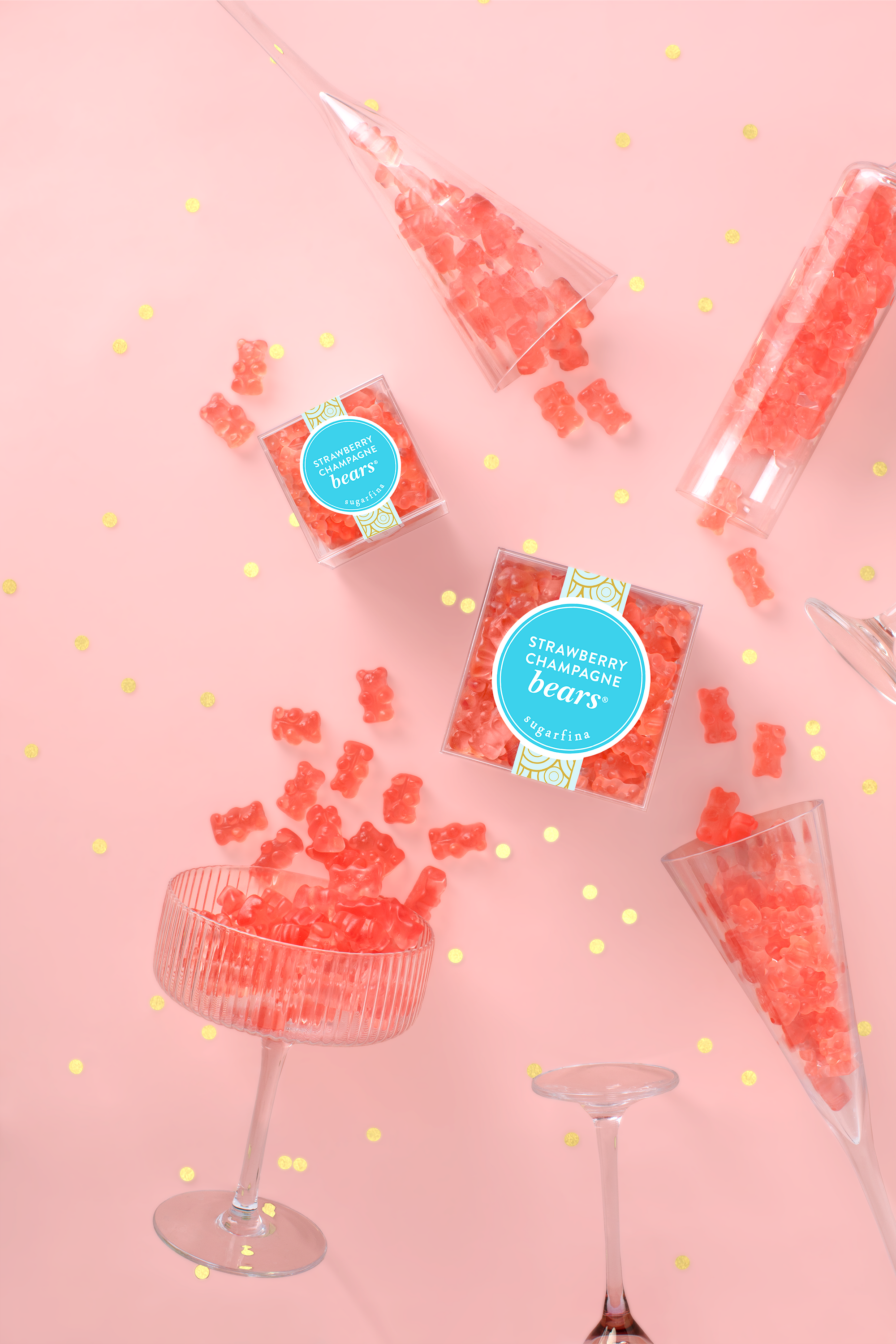 Sugarfina - Strawberry Champagne Bears - Small