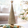 Dekorasyon Gifts  Decor - 17" Amalfi Cone Tree (Dark Champagne)