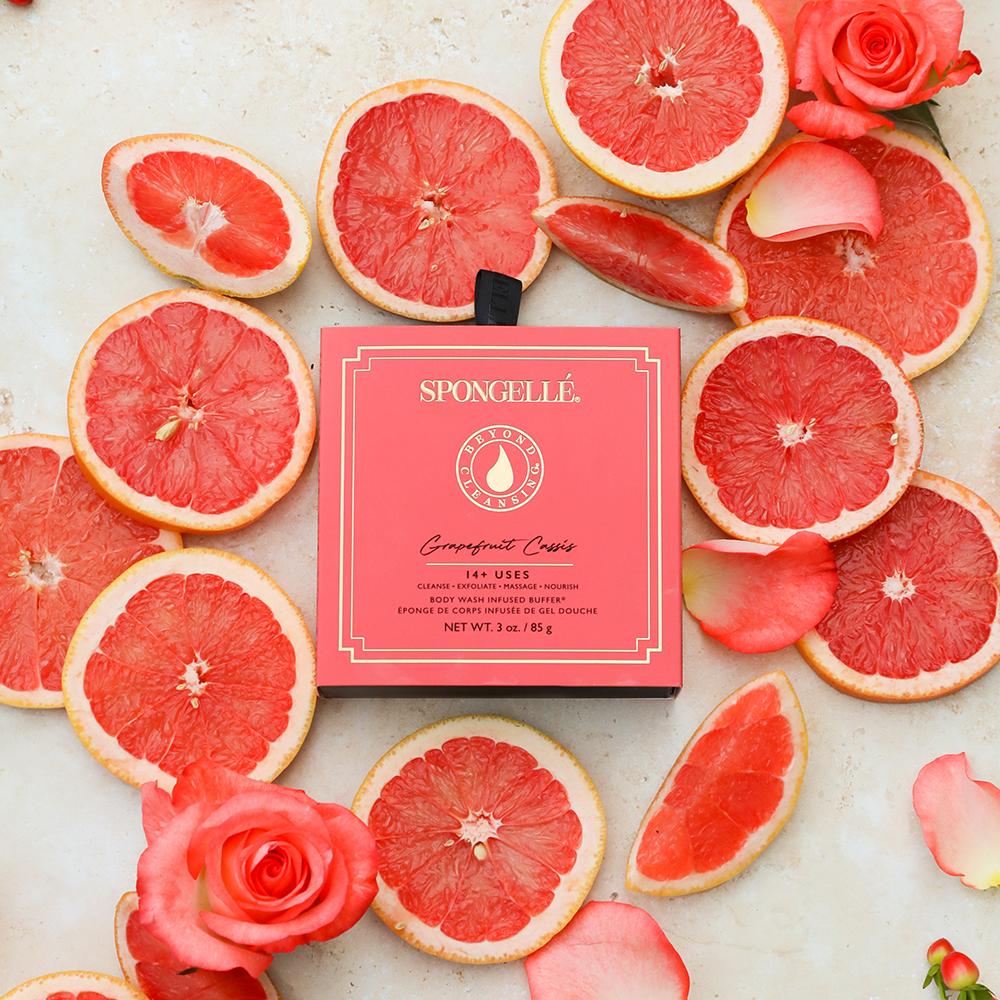 Spongellé - Grapefruit Cassis Boxed Flower
