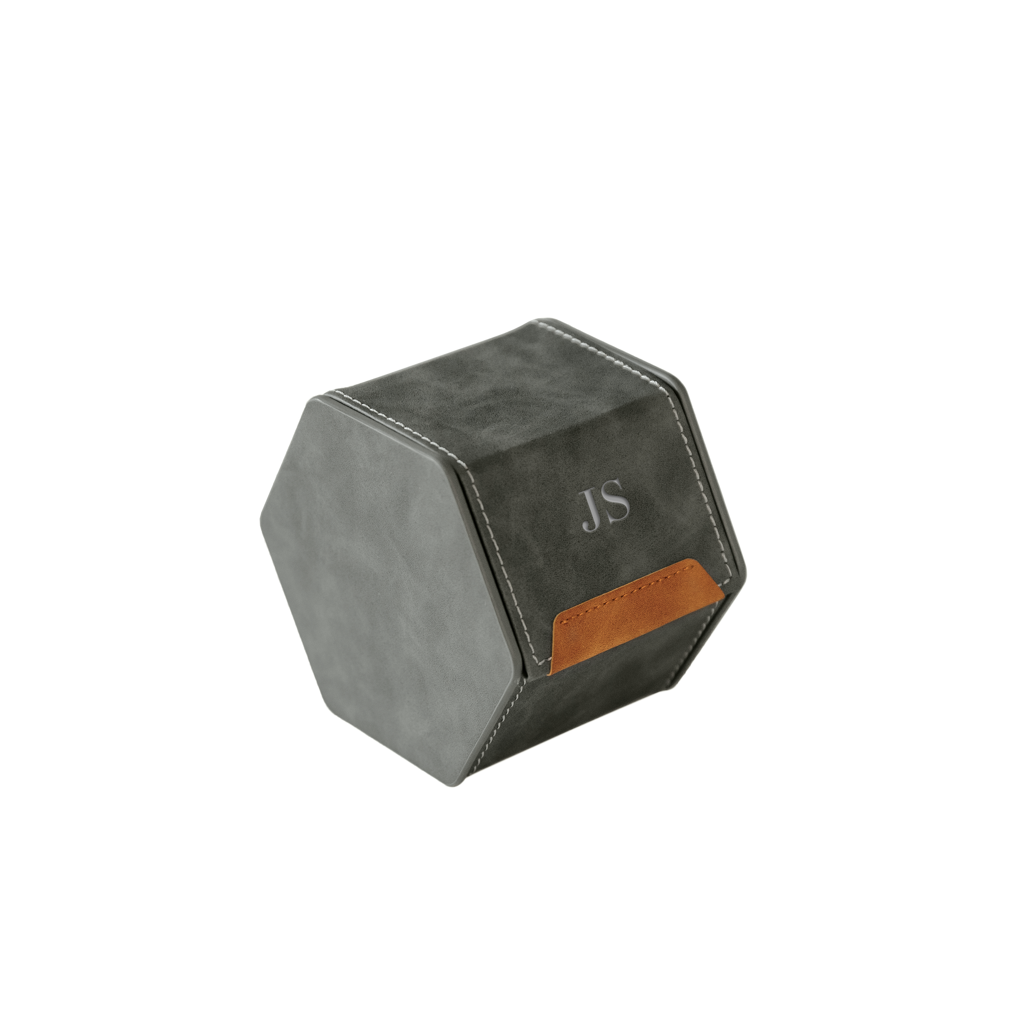 Case Elegance - 1-Slot Travel Watch Roll - Gray