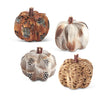3.25" Feathered Pumpkin