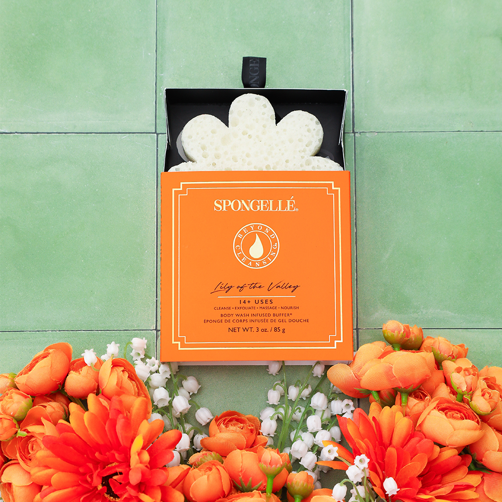 Spongellé - Lily of the Valley Boxed Flower | NEW | Bath & Body | Clean