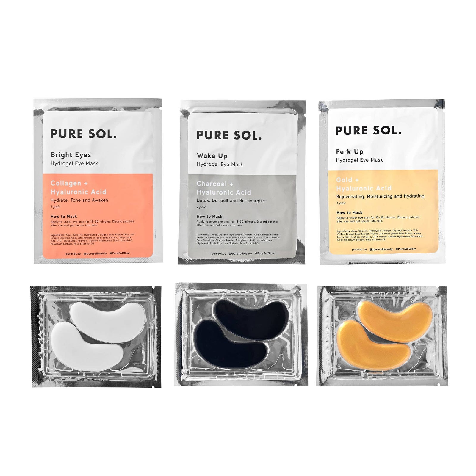 PURE SOL. Eye Mask (Sold Individually)