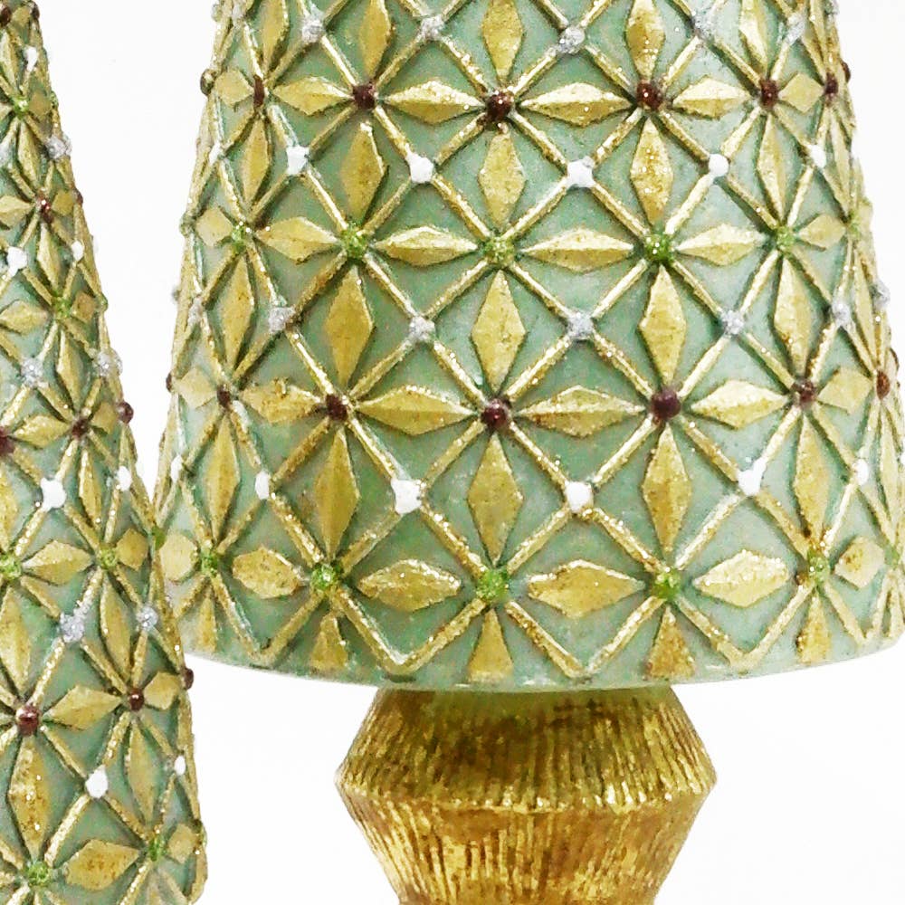 Dekorasyon Gifts  Decor - Diamond Burst Cone Tree (New Moon)