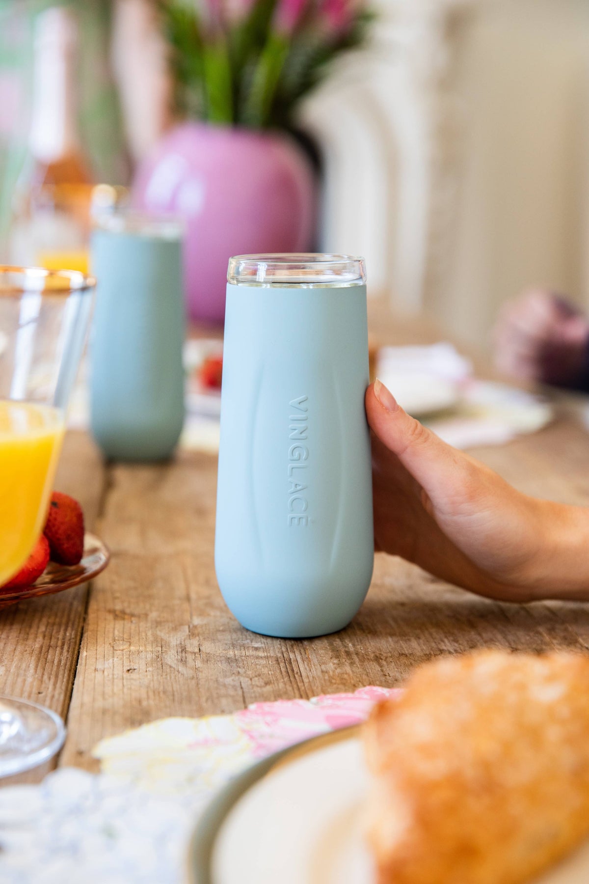 Vinglacé - Cool Blue Champagne Flute