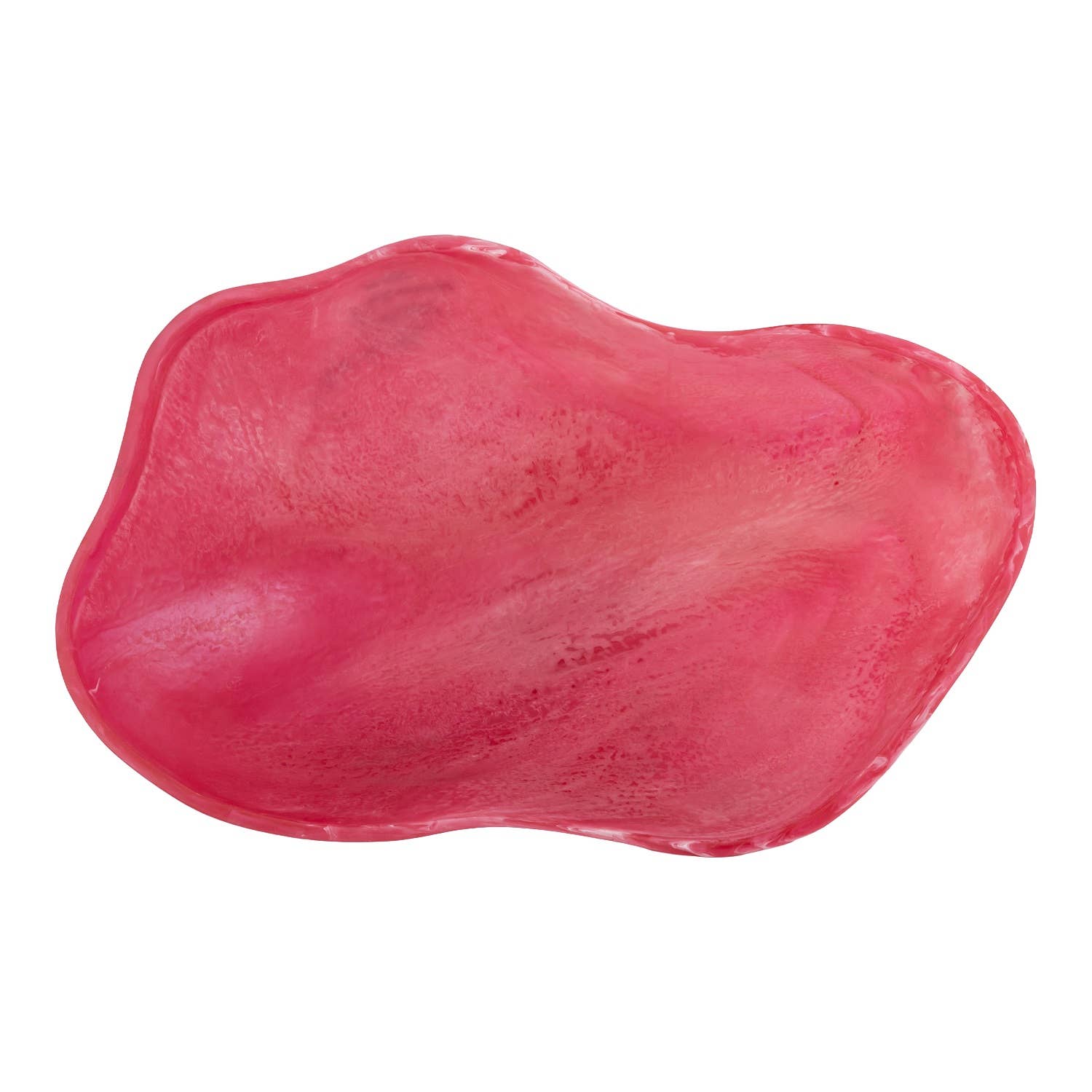 BIDKhome - Large Fruit Bowl Rose Pink Resin Dia 21.2"