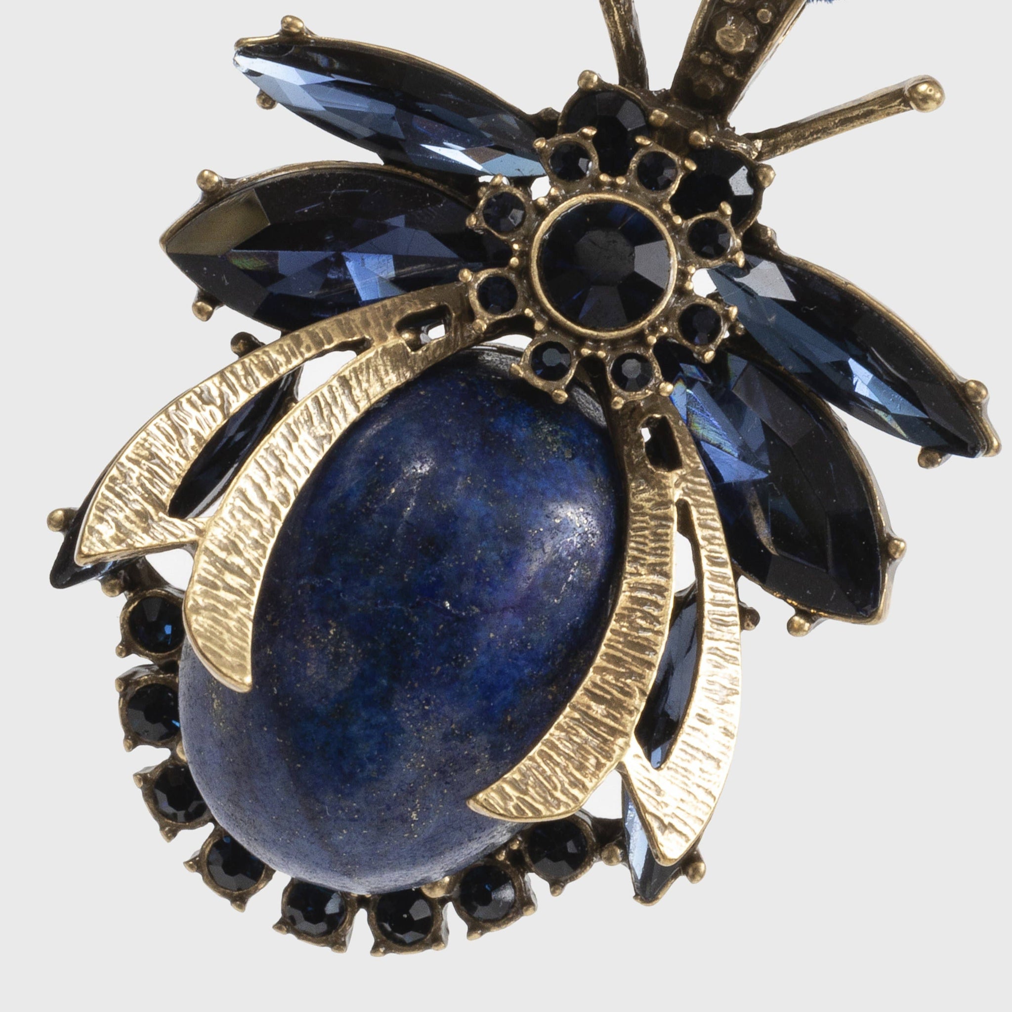 Joanna Buchanan - Vintage bug hanging ornament, lapis lazuli