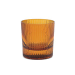 The Scout Lowball Glass - Amber, Set of 2