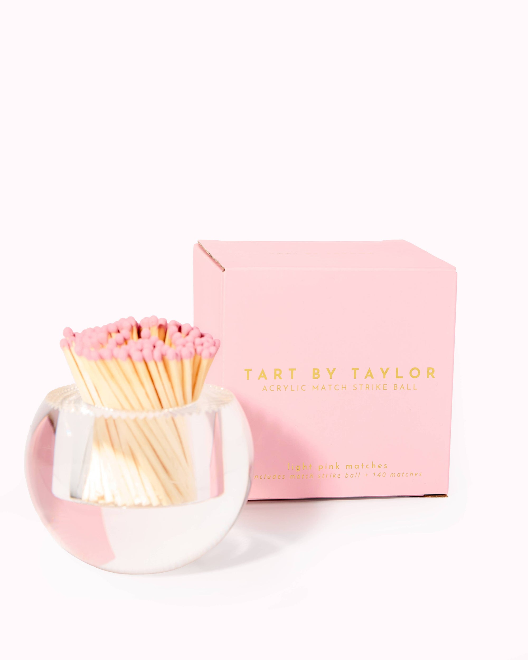 Tart By Taylor - Round Match Striker - Light Pink Matches