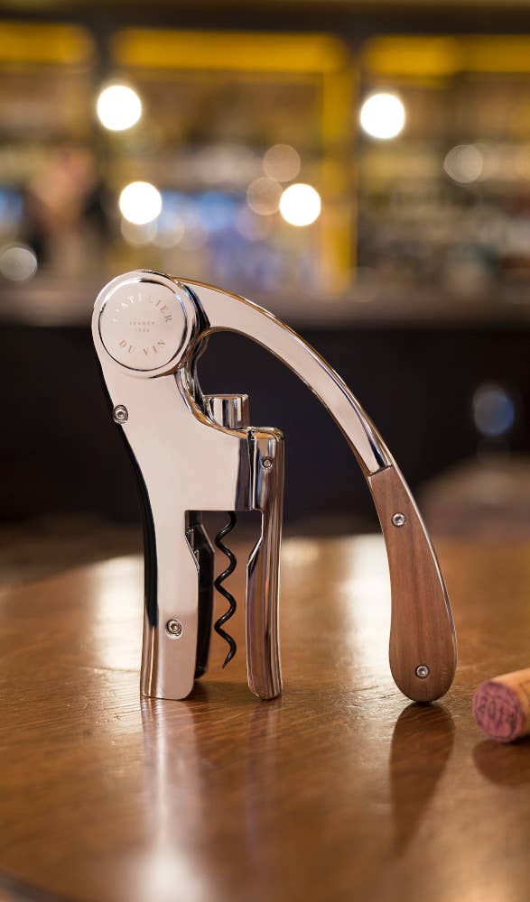 L'Atelier du Vin - USA - Lever Wine Opener - OENO MOTION WOOD & CHROME