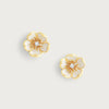 Anabel Aram Wildflowers Enameled Stud Earrings