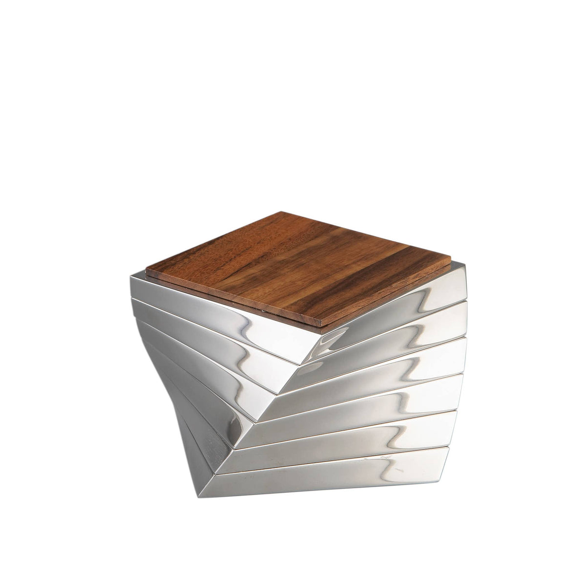 Nambe - Twist Coaster Set