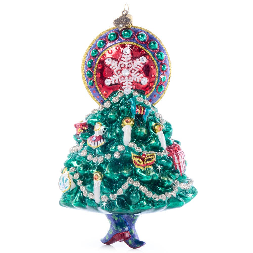 Jay Strongwater - Nouveau Christmas Glass Ornament