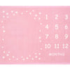 ChappyWrap - Milestone Mini Blush Blanket