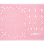 ChappyWrap - Milestone Mini Blush Blanket