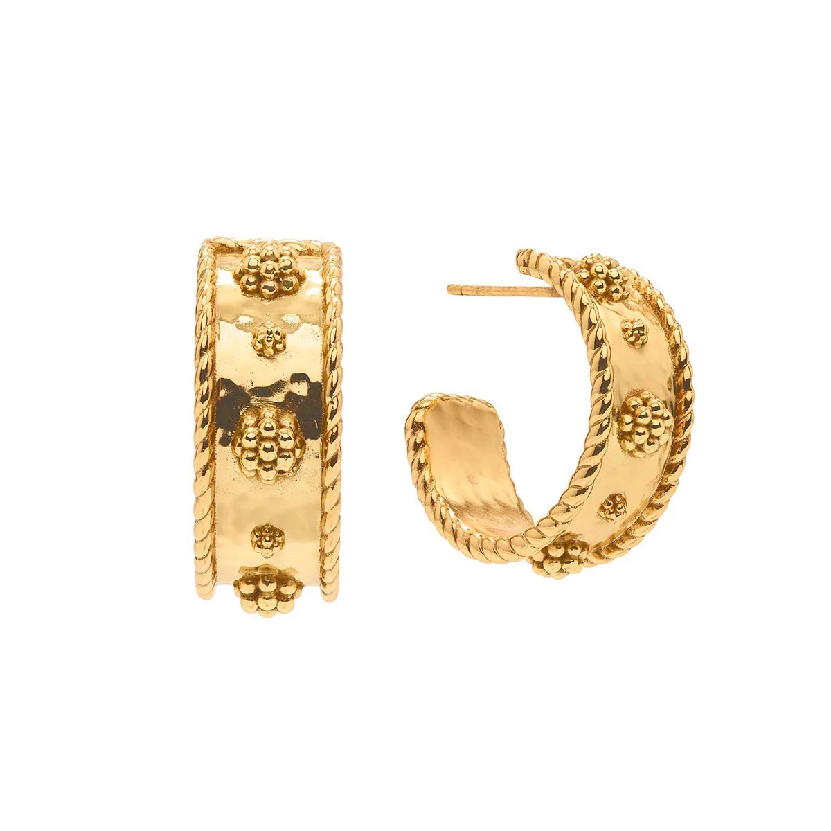 Capucine De Wulf Berry Classic Small Hoop Earrings - Gold
