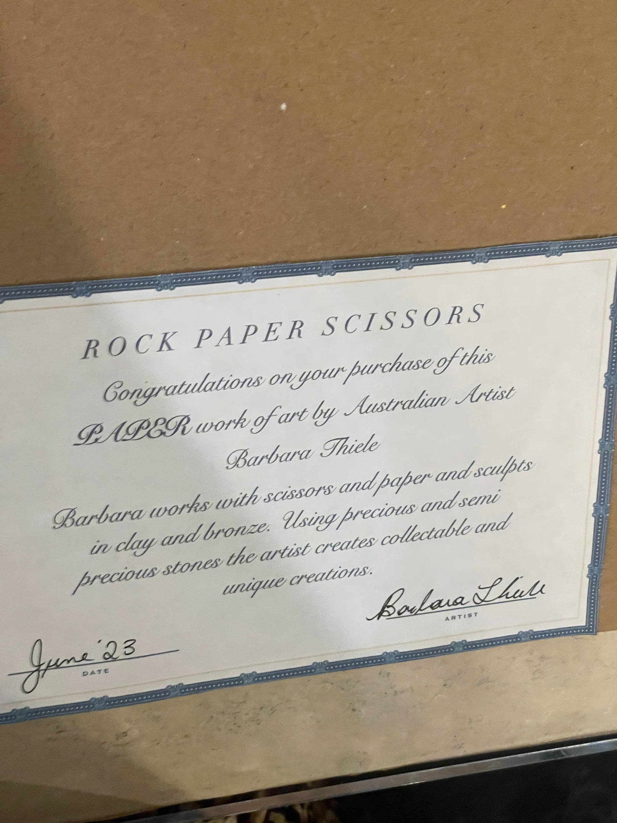 Rock Paper Scissors Original Art - Fly Fishing Vest