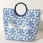 Fiorentina, "Bride" Tote, Blue