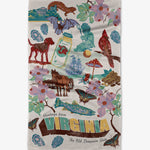 Geometry - Greetings From Virginia Tea Towel