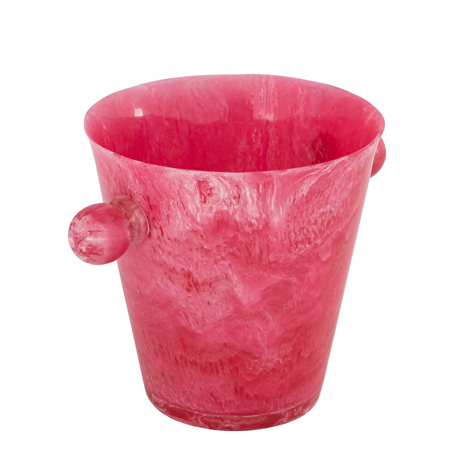 BIDKhome - Pink Resin Ice Bucket w/Handles