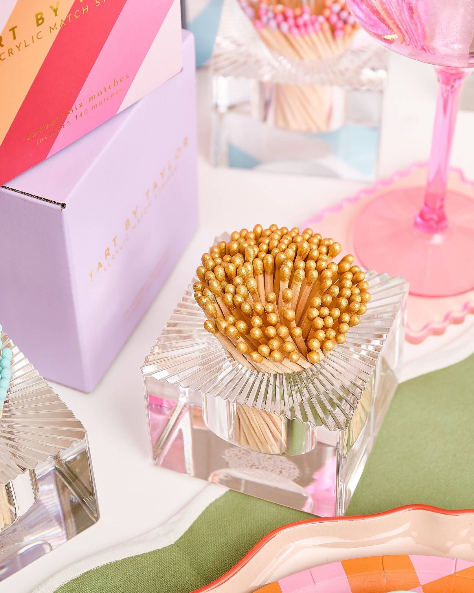 Tart By Taylor - Square Match Striker | Gold Matches