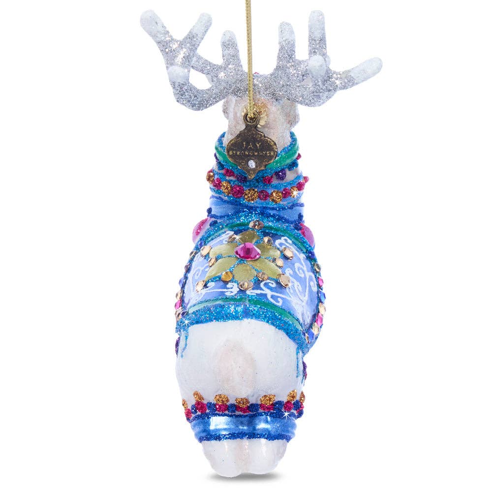 Jay Strongwater - Vixen Glass Ornament