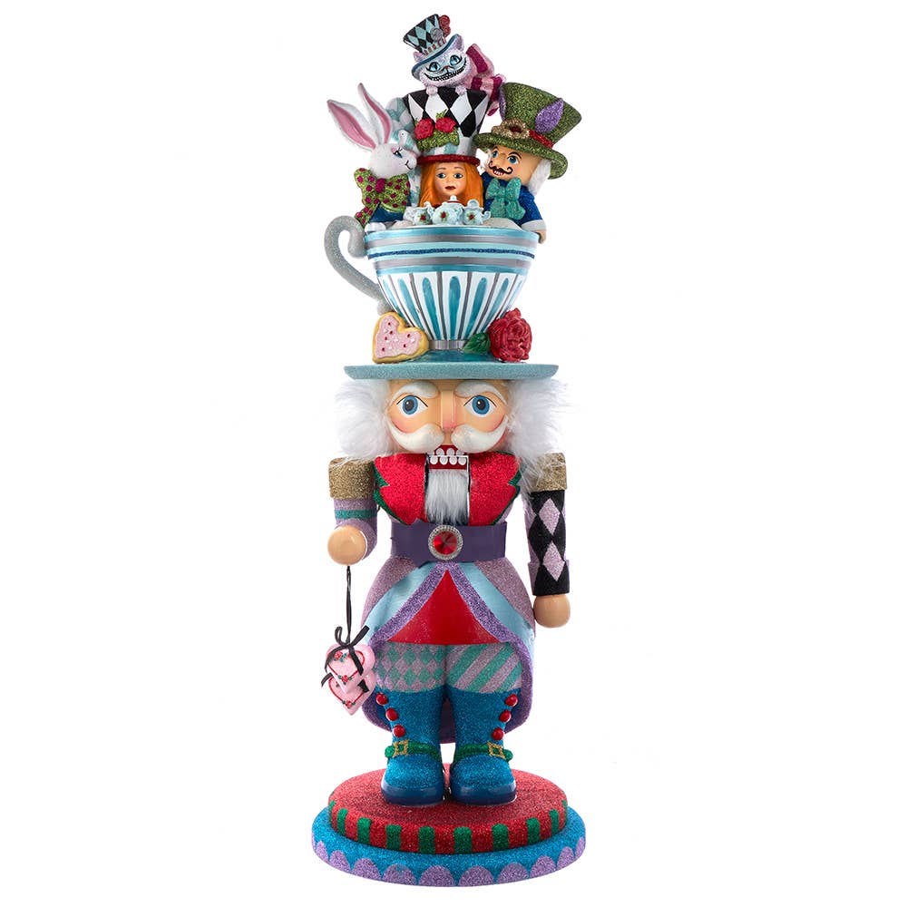 Kurt S. Adler, Inc. - 24"ALICE TEACUP PARTY HAT NUTCRACKER