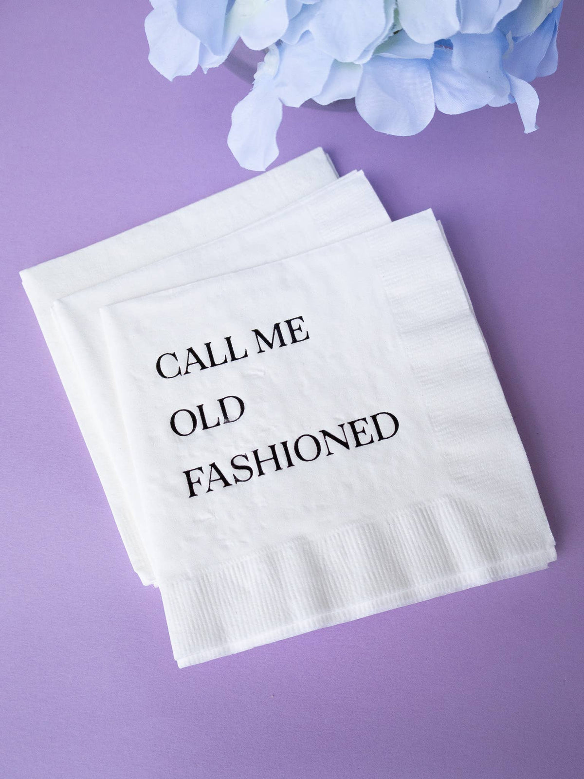Katherine Designs & Co. - Call me Old Fashioned Cocktail Napkins, mens gift, impulse