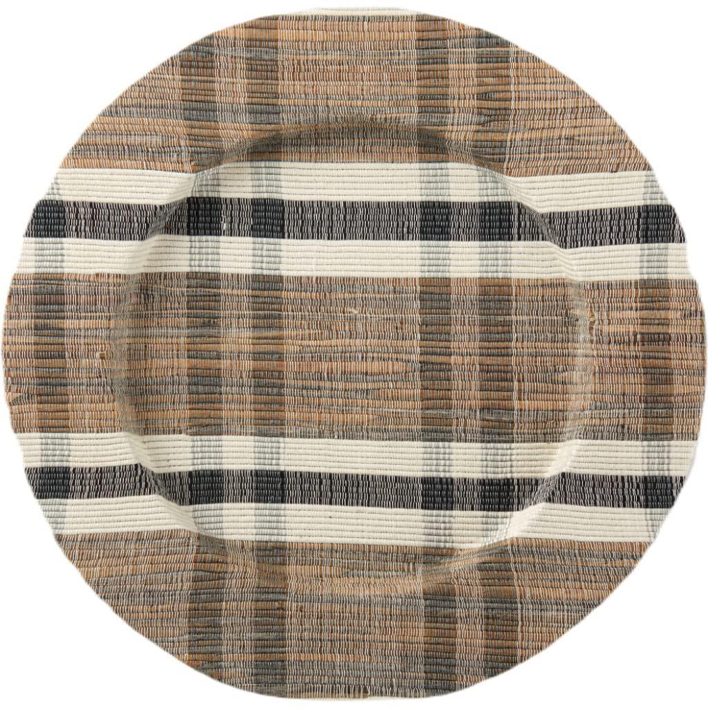 Terrain Plaid Charger