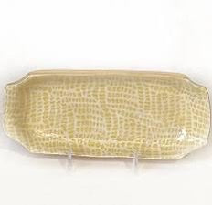 Terrafirma Ceramics Covered Butter Dish in Braid Butter