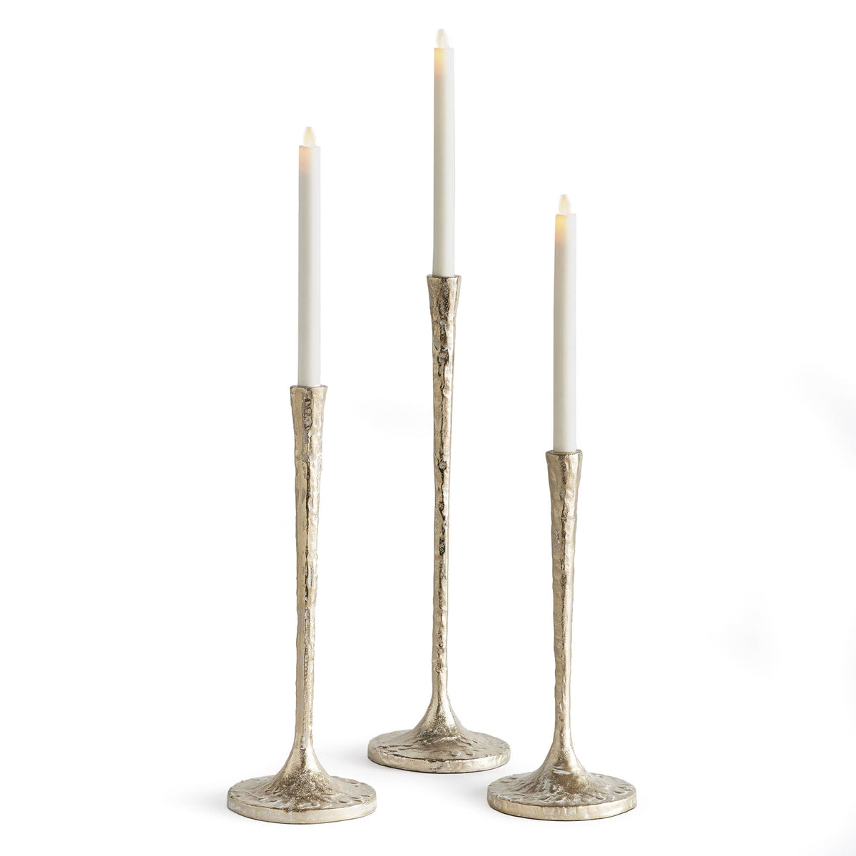 Burke Taper Holders - Gold, Set of 3