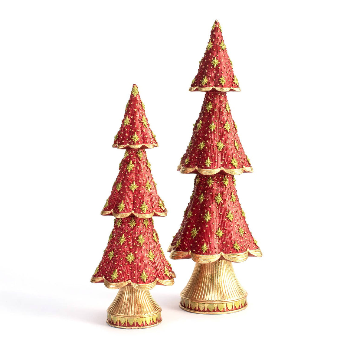 Dekorasyon Gifts  Decor - Starlight Neo Cone Tree (Red/Citron)
