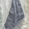 Crinkled Double Weave Linen Throw
