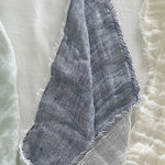 Crinkled Double Weave Linen Throw