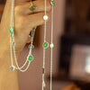 Sophie Deschamps Bijoux - Marga chain and fine stone necklace (SCHMA54)