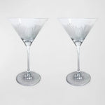 Michael Wainwright Berkshire Martini Glasses Set of 2