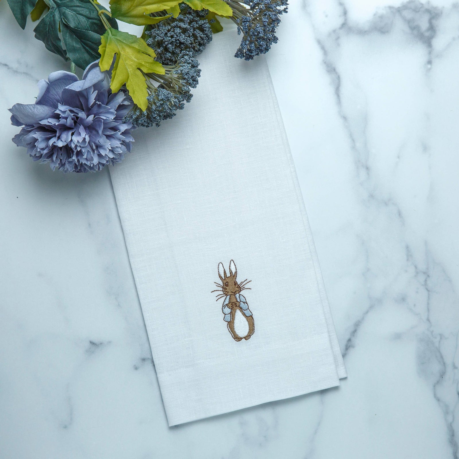 Arte Italica & Crown Linen Designs - Peter Rabbit Linen Towel - Easter