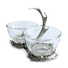 Vagabond House - Fallen Antler Double Glass Dip Bowl
