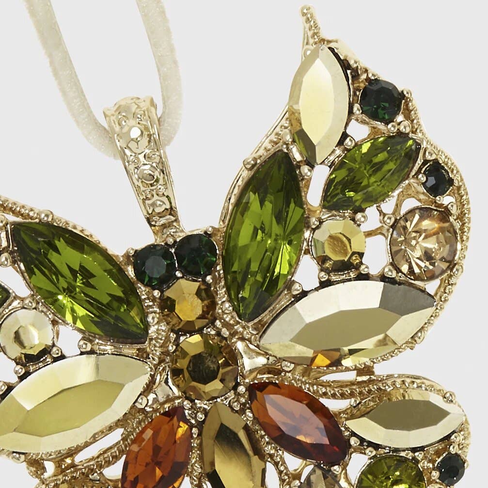 Joanna Buchanan - Neutral Butterfly Hanging Ornament