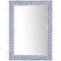 Rajasthan Navy Bone Inlay Wall Mirror