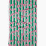 Geometry - Palm Tree Stripe Tea Towel